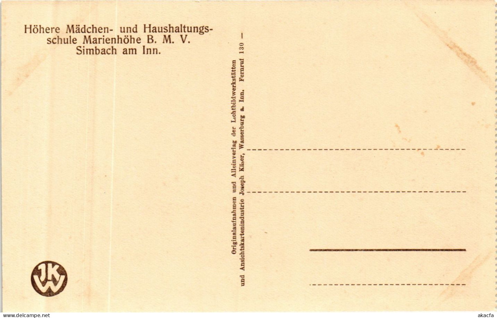 CPA AK Simbach Speisesaal Der Zoglinge U.Schulerinnen GERMANY (891907) - Simbach