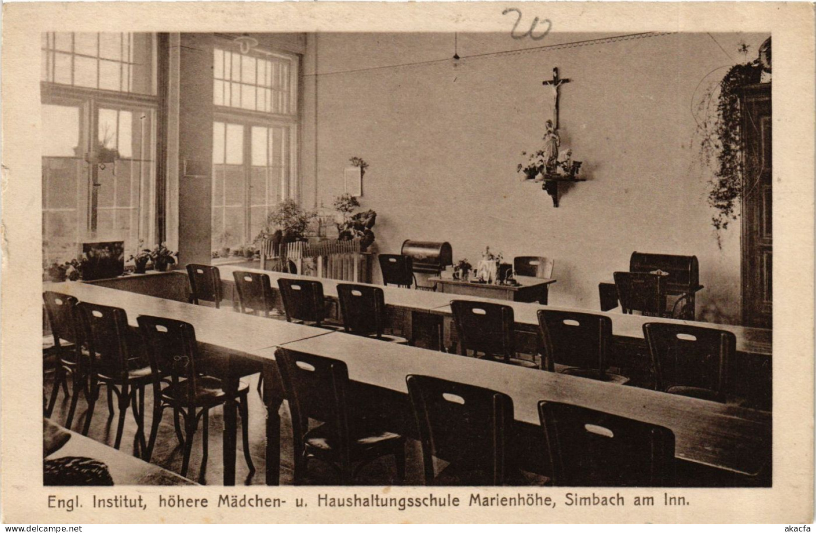 CPA AK Simbach Haushaltungsschule Marienhohe GERMANY (891897) - Simbach