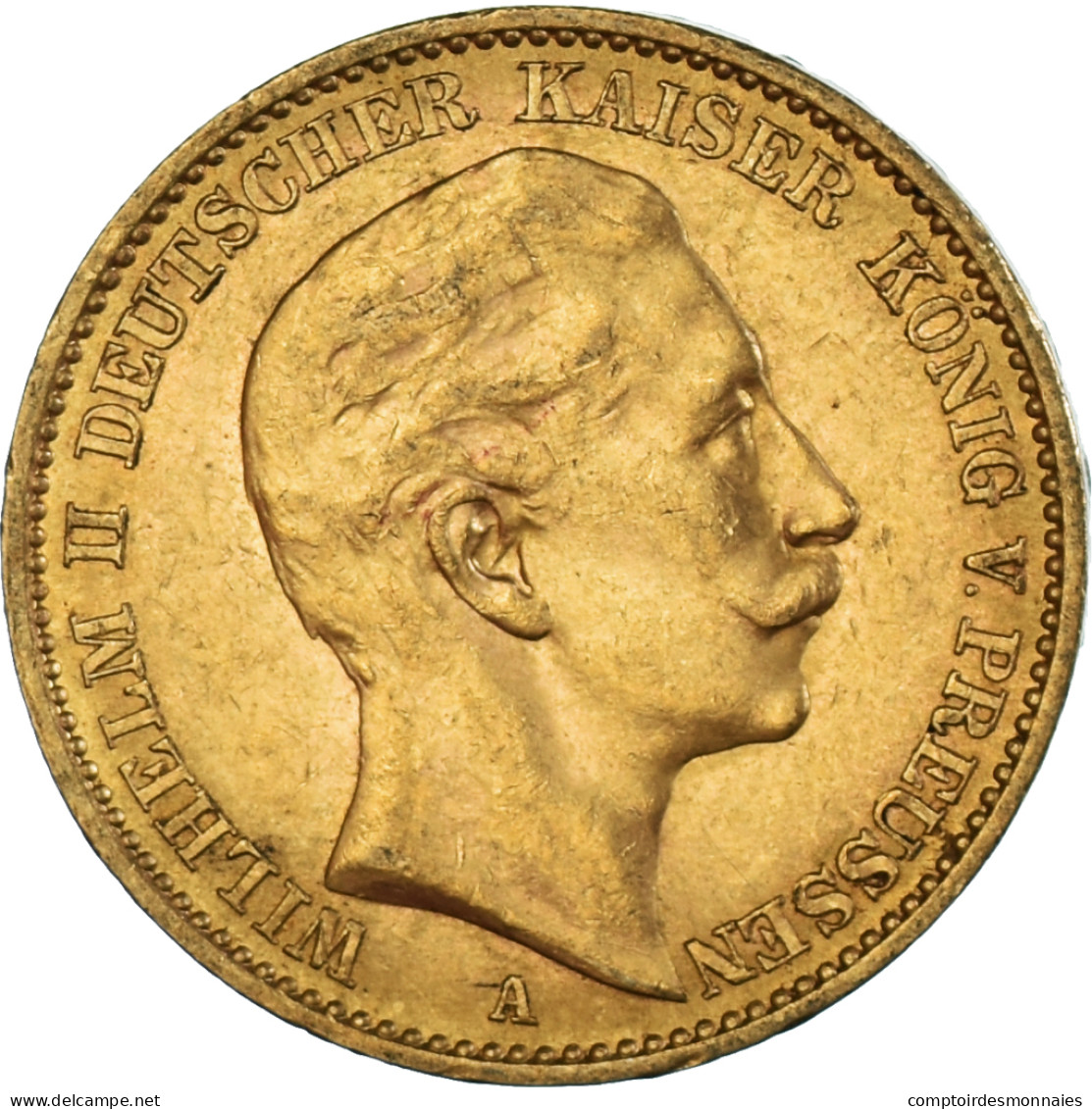 Monnaie, Etats Allemands, PRUSSIA, Wilhelm II, 20 Mark, 1911, Berlin, TTB+, Or - Gold Coins