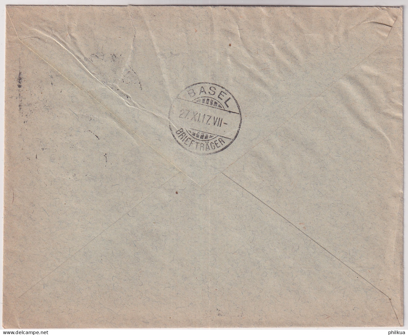 Brief Gelaufen 1917 Ab St. Gallen - Stempel Der Regionskommandant Der Region St. Gallen - Kriegsgefangenen Internierung - Vrijstelling Van Portkosten