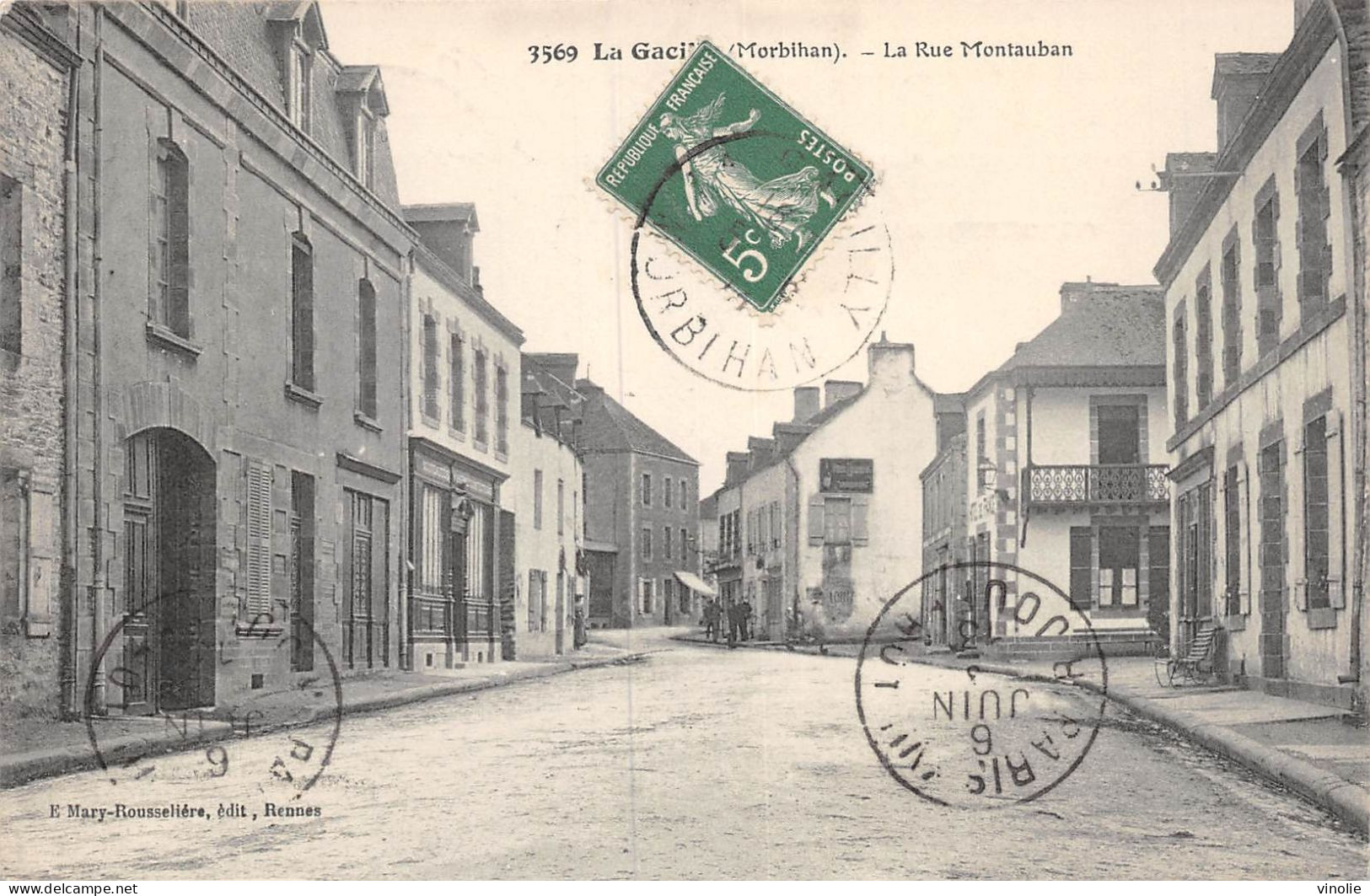 23-P-MAS-2558 : LA GACILLY. RUE MONTAUBAN - La Gacilly