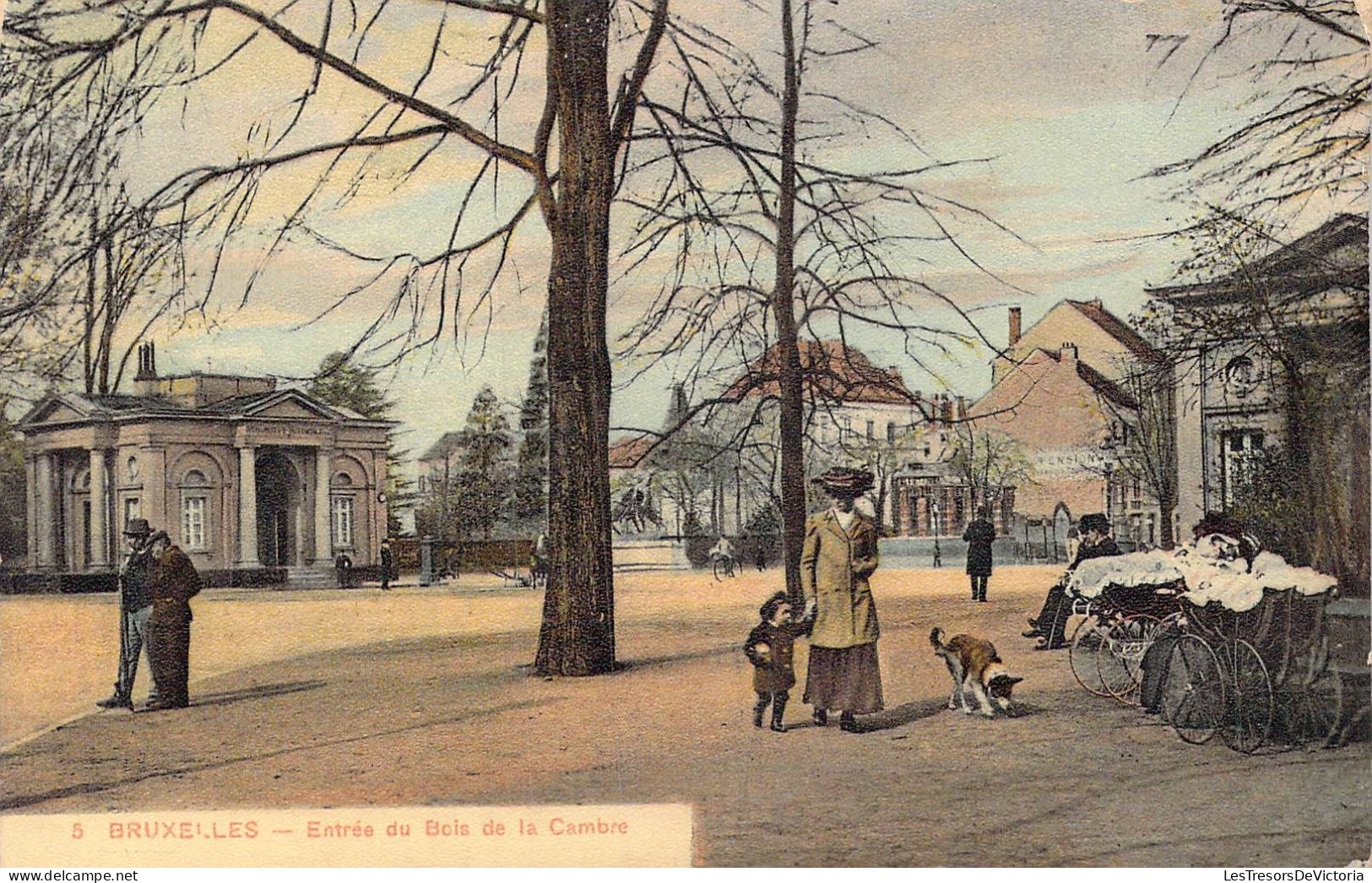 BELGIQUE - Bruxelles - Entrée Du Bois De La Cambre - Carte Postale Ancienne - Bossen, Parken, Tuinen