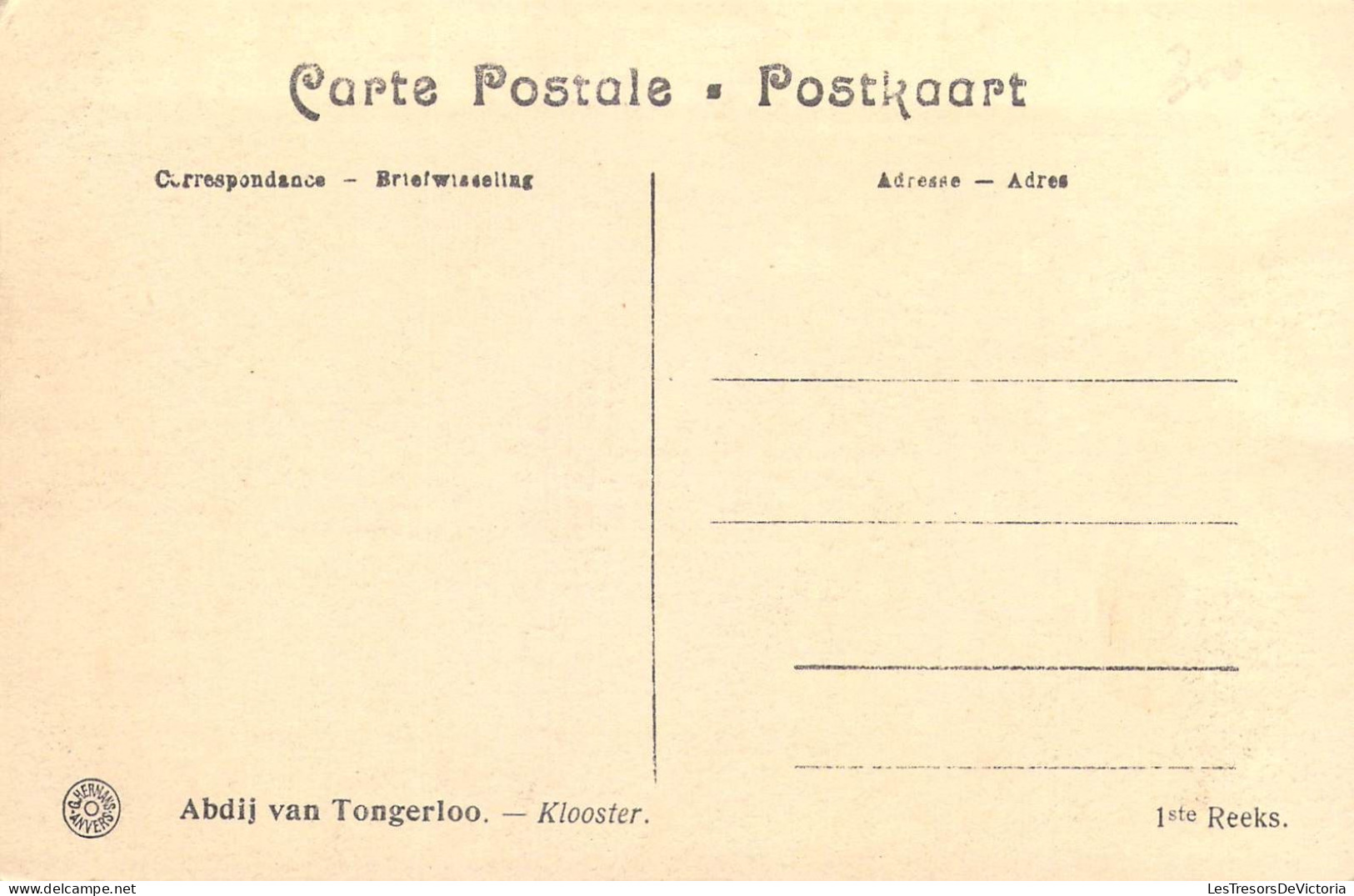 BELGIQUE - Westerlo - Abdij Van Tongerloo - Klooster - Carte Postale Ancienne - Westerlo