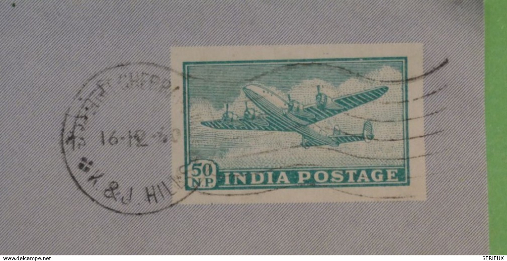 BS12 INDIA  LETTRE AEROGRAMME DEVANT  1940 AIR MAIL A ROZZANO ITALIA   ++ AFF. INTERESSANT+ +++ - Airmail