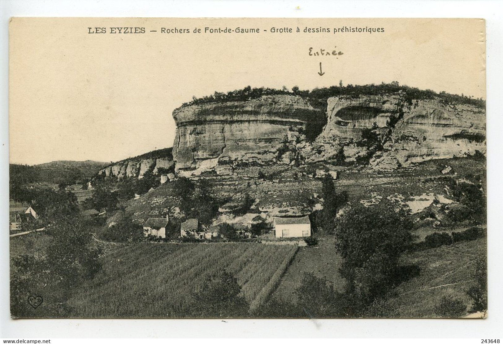 Les Eyzies Rochers De Font De Gaume - Les Eyzies