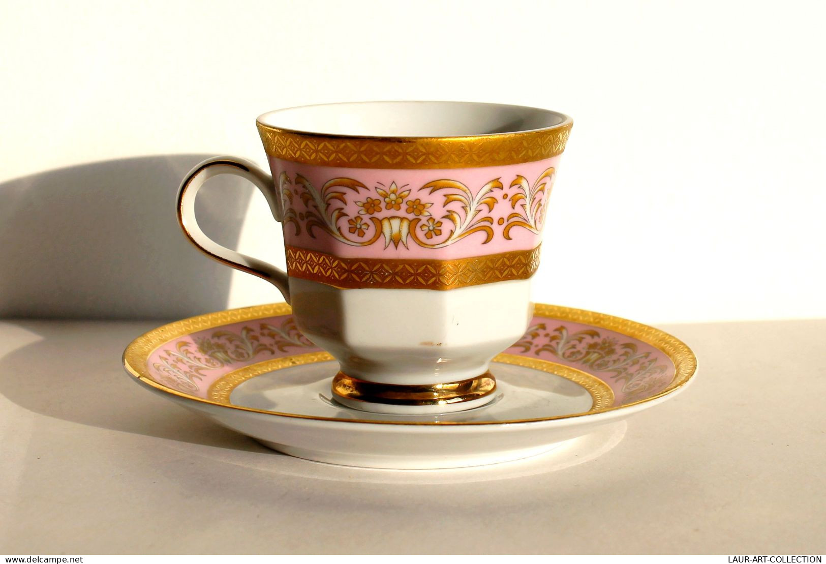 MAGNIFIQUE TASSE + SOUCOUPE A CAFÉ En PORCELAINE WINTERLING BAVARIA STYLE EMPIRE / ART DECORATIF (0501.2) - Tazze