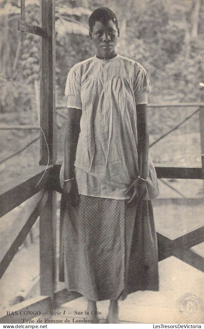 CONGO - Bas Congo - Sur La Côte - Type De Femme De Landana - Carte Postale Ancienne - Andere & Zonder Classificatie