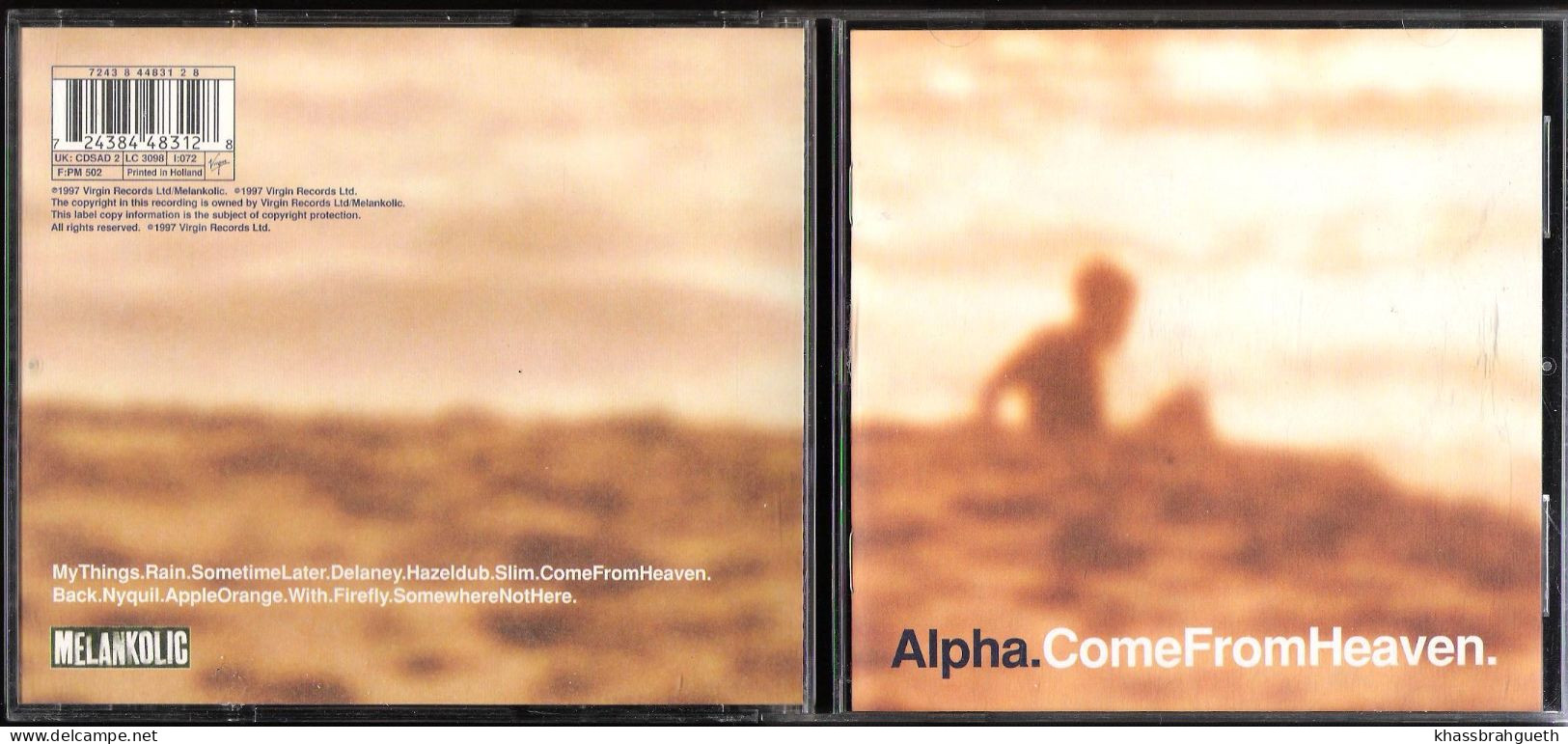 ALPHA - LOT 2 CD ALBUMS - COME FROM HEAVEN + THE IMPOSSIBLE THRILL - VIRGIN (1997/2001) - Other - English Music