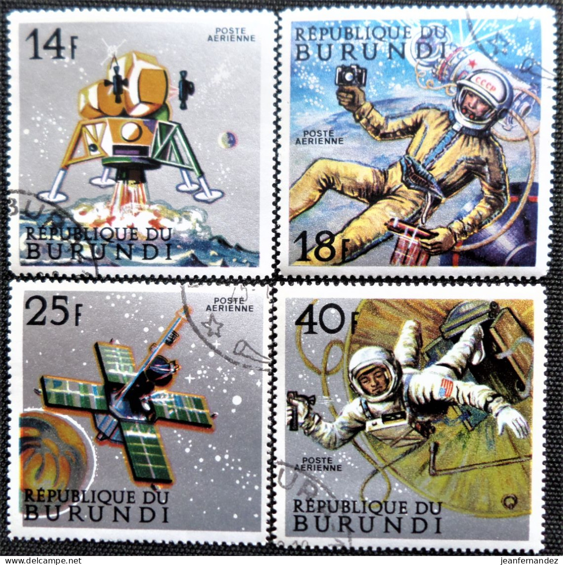 Burundi 1968 Space Exploration  Stampworld N° 405 à 408 Série Complète - Used Stamps