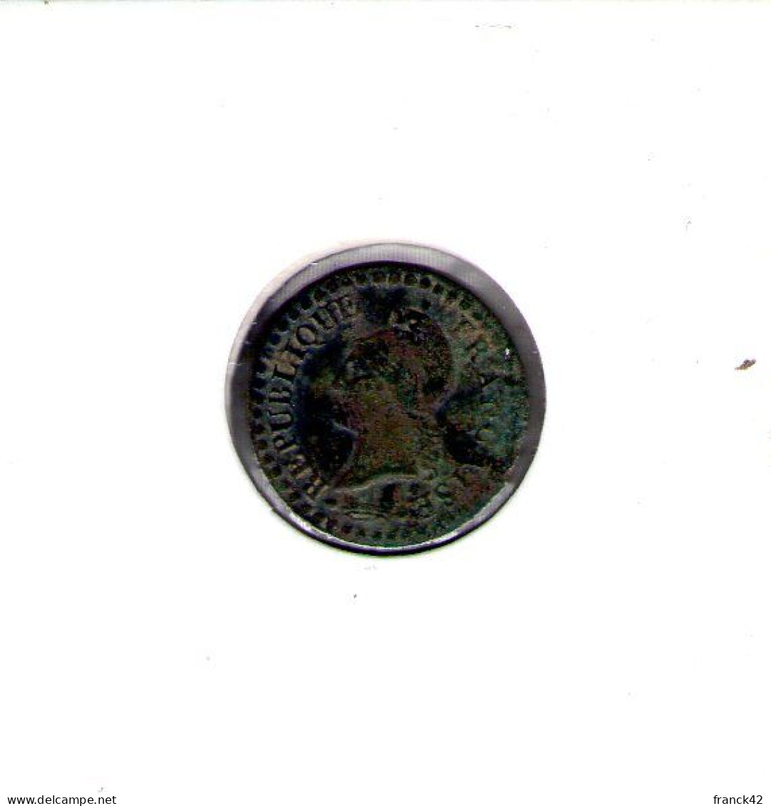 France. 1 Centime An 7 A - 5 Centimes