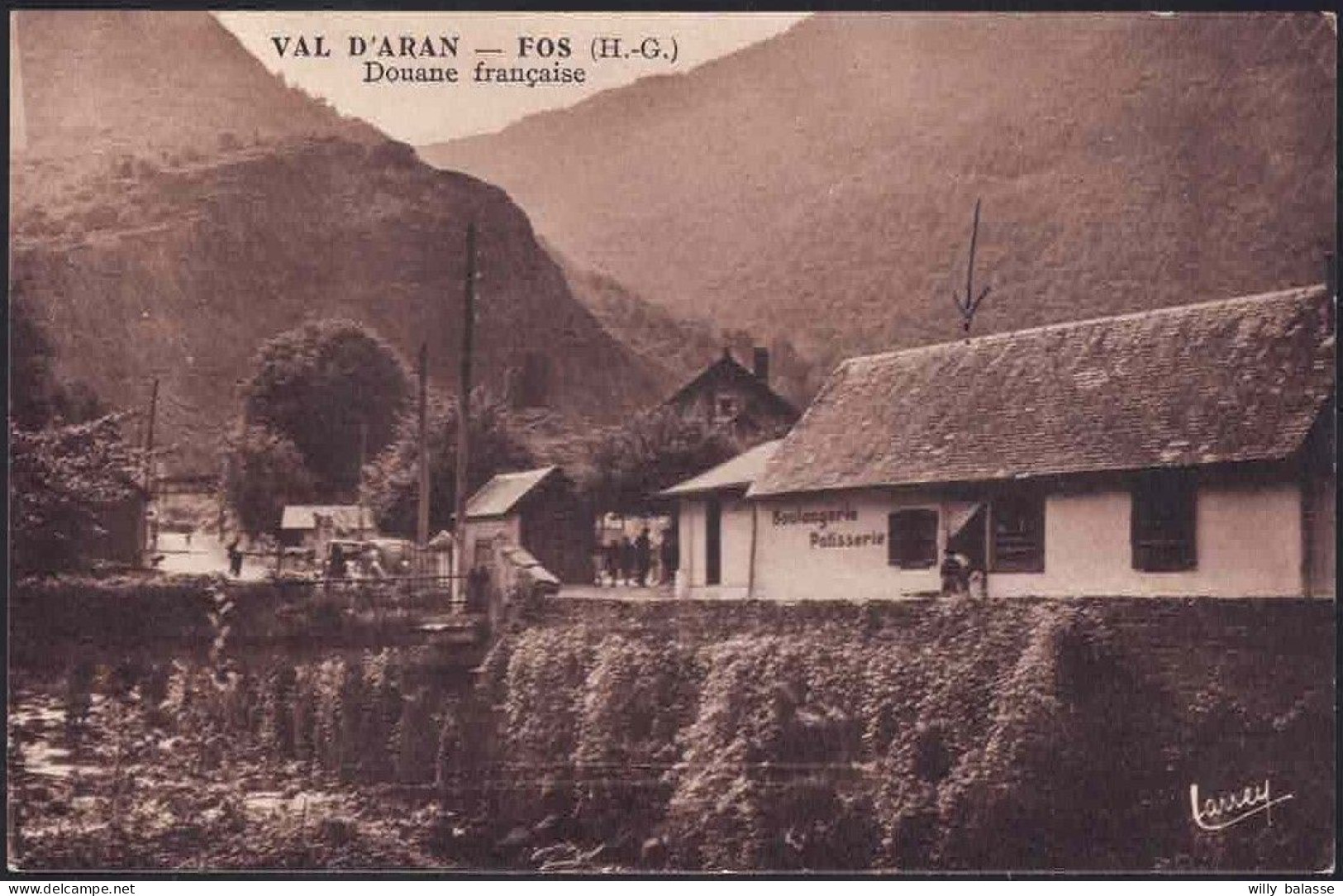 +++ CPA - Douane Française - VAL D'ARAN - FOS - 1950   // - Douane