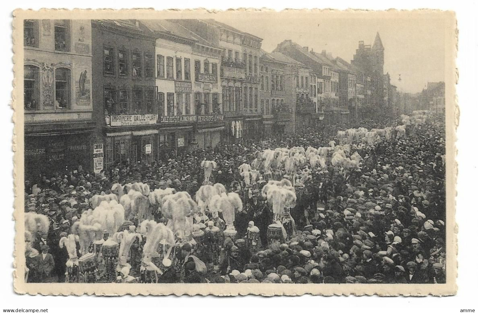 Binche  *  Carnaval De Binche - La Fin Du Cortège (Les Gilles) - Binche