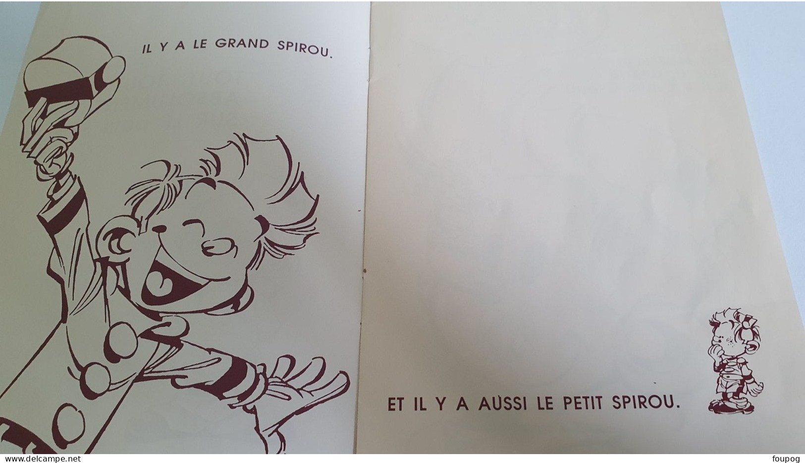 PETIT SPIROU BROCHURE 12 PAGES TOUT SUR PETIT SPIROU TOME ET JANRY ED DUPUIS - Presseunterlagen