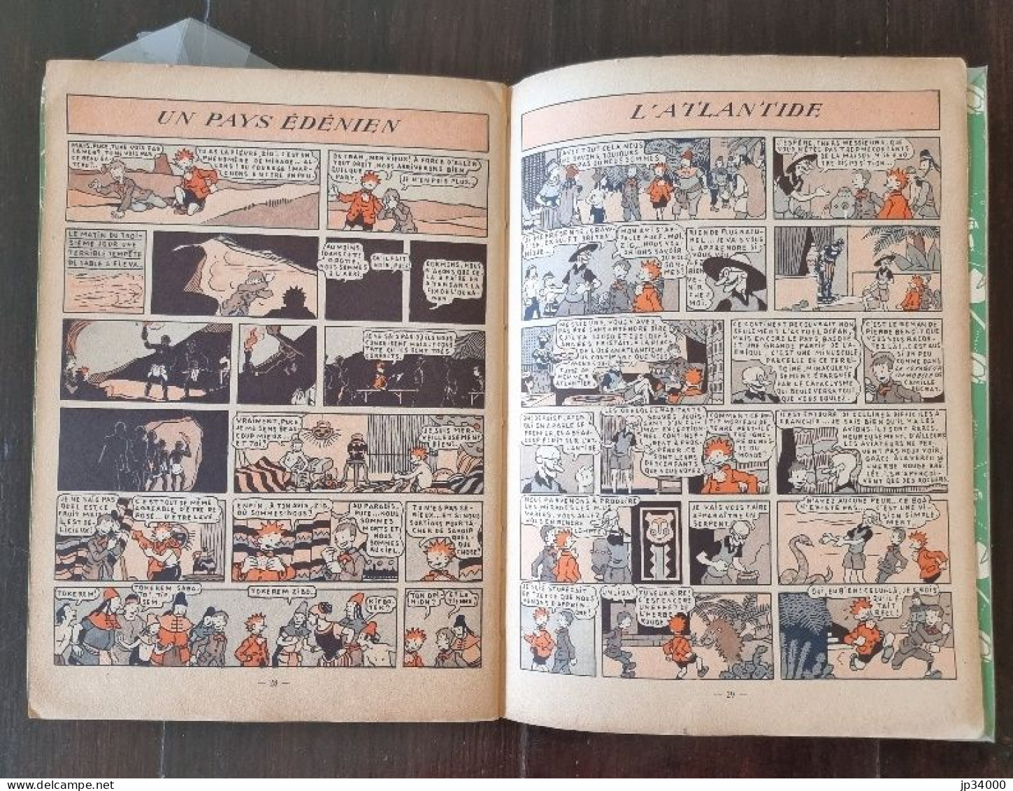 ZIG et PUCE et le cirque de Alain Saint Ogan E.O. de 1951 (Hachette)