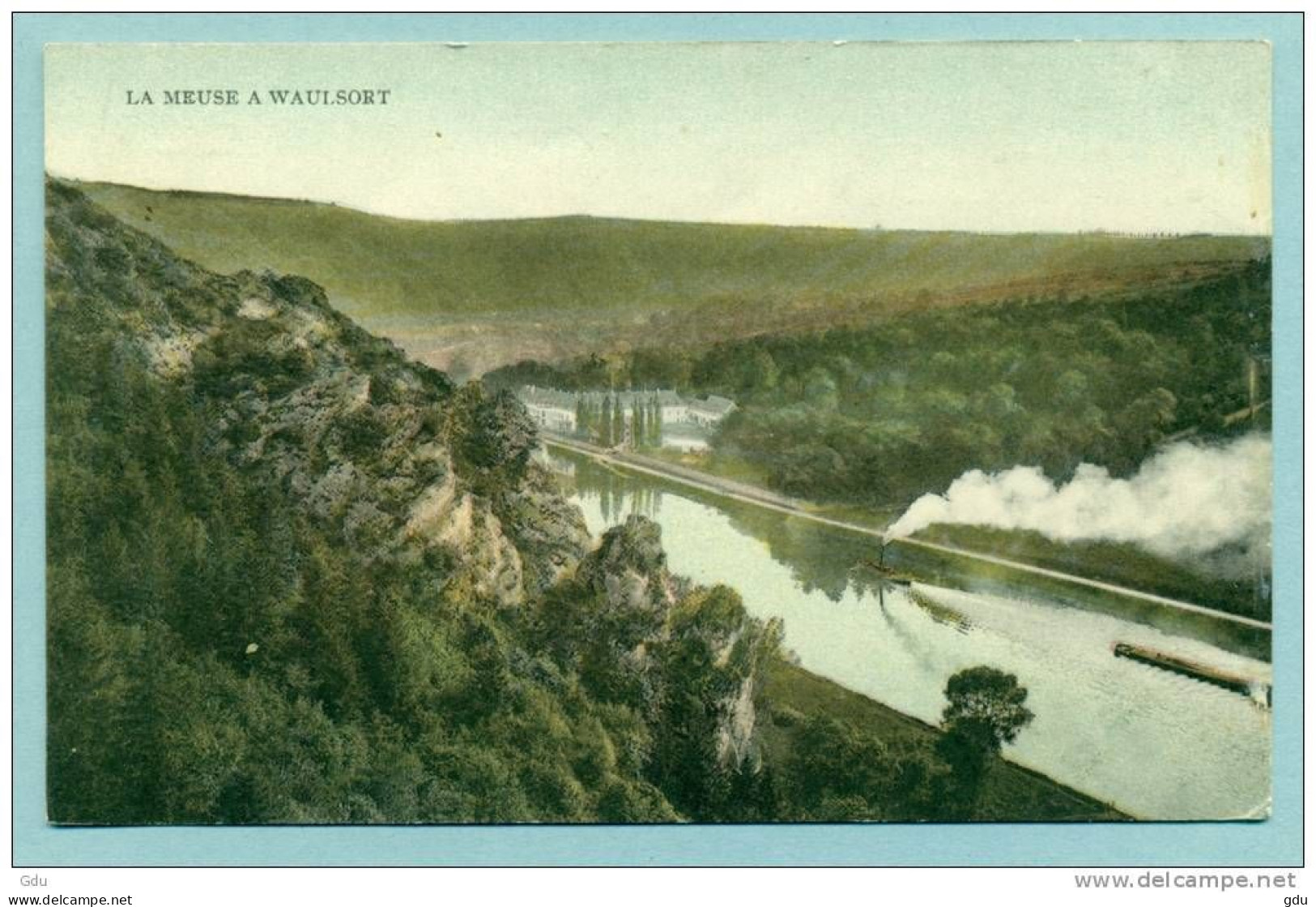 Waulsort '  La  Meuse - Remorqueur  '  - Neuve - TB - Hastière