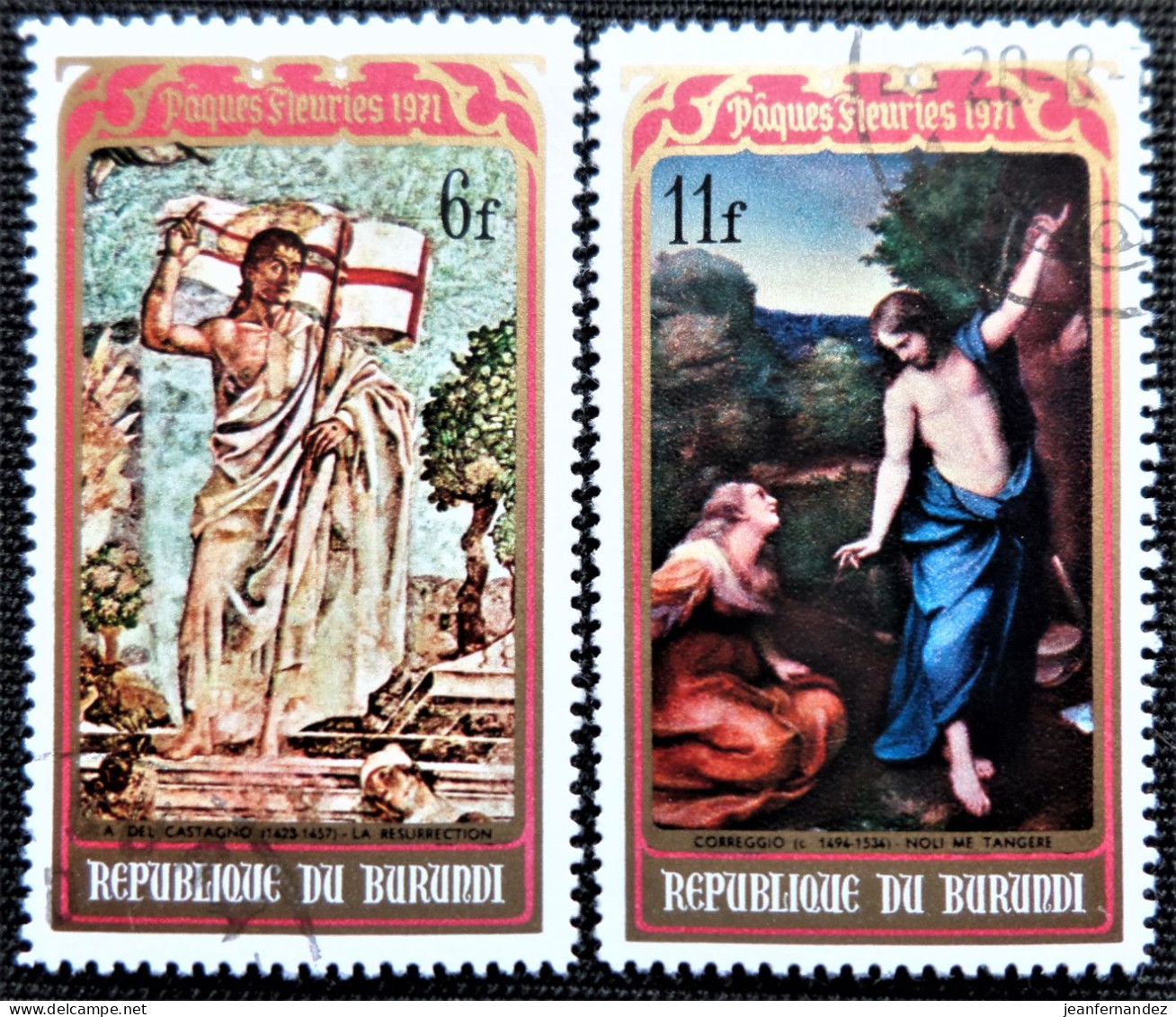 Burundi  1971 Easter  Stampworld N° 755 Et 756 - Gebruikt
