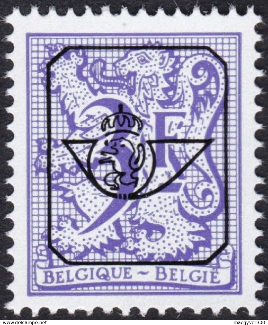 BELGIQUE, 1986-87, PRE804P7a Gomme Grise ** - Typo Precancels 1951-80 (Figure On Lion)