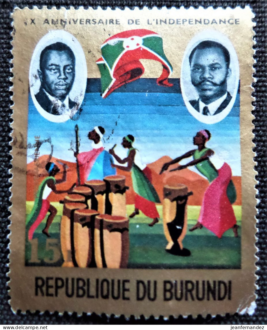 Burundi  1972 Airmail - The 10th Anniversary Of Independence  Stampworld N° 882 - Airmail