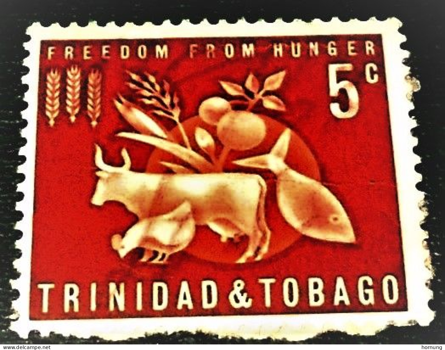 Tinidad&Tobago, 1963, Freedom From Hunger. Michel No. 194 - Against Starve