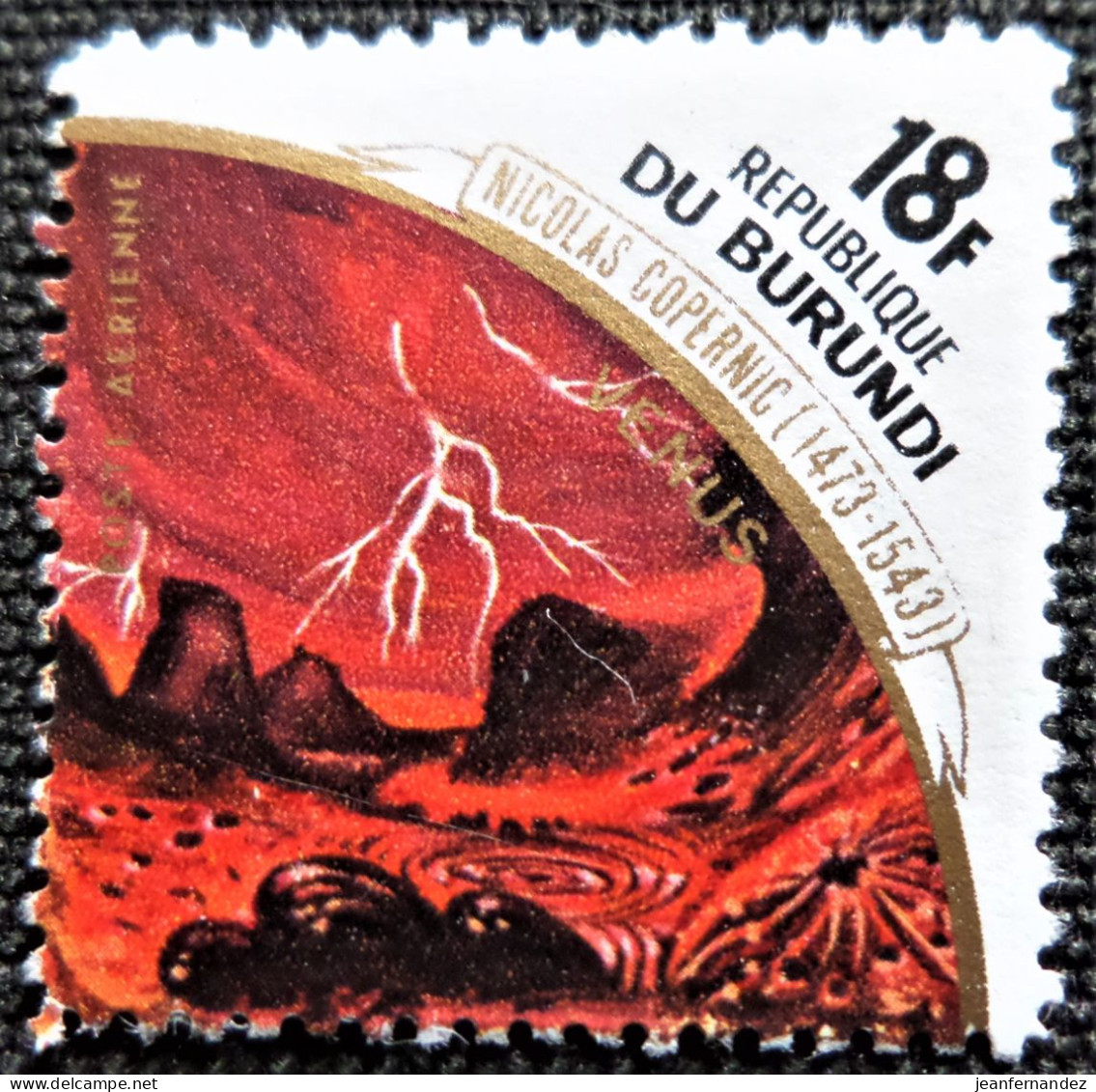 Burundi  1973 Airmail - The 500th Anniversary Of The Birth Of Copernicus  Stampworld N° 962 - Luchtpost