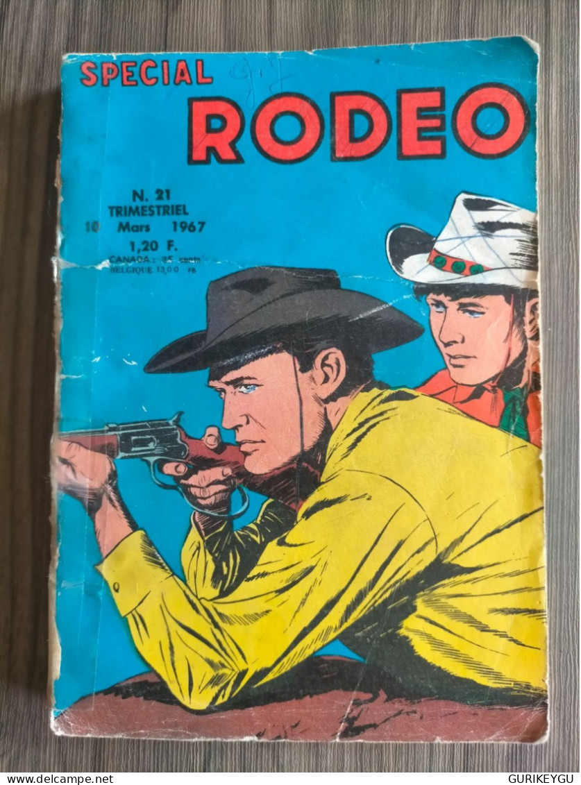 Bd  Spécial RODEO  N° 21  LUG   10/03/1967 TEX WILLER - Lug & Semic