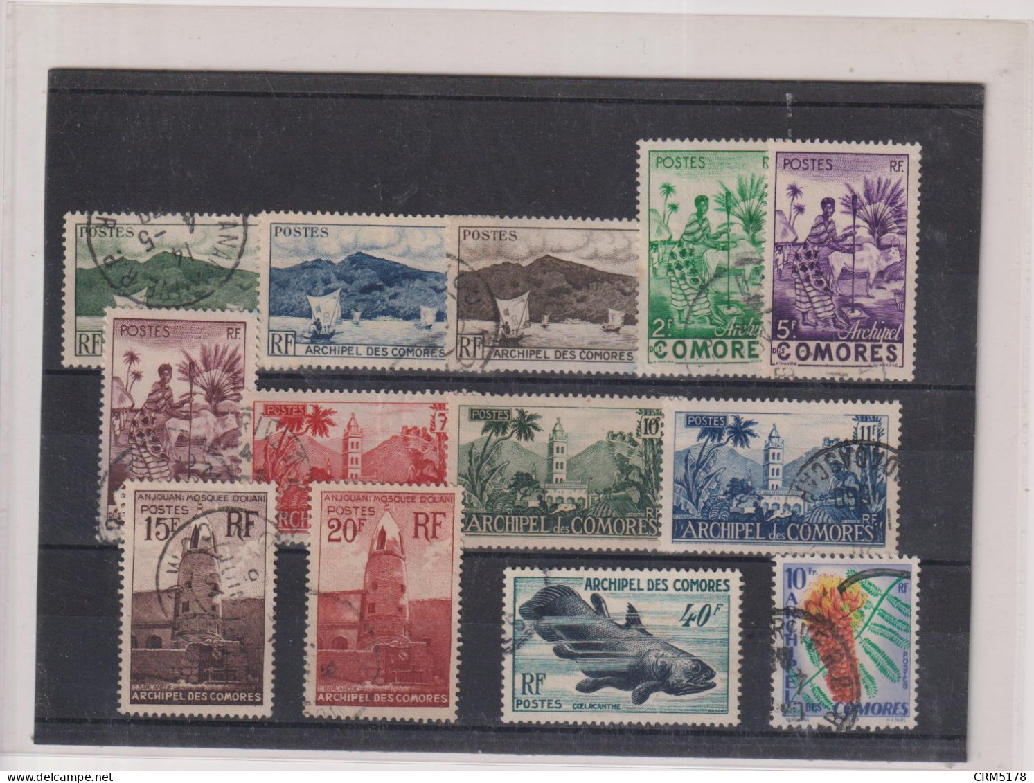 COMORES-LOT TP N° 1/11-/13/16- OB- TB1950 - Usati