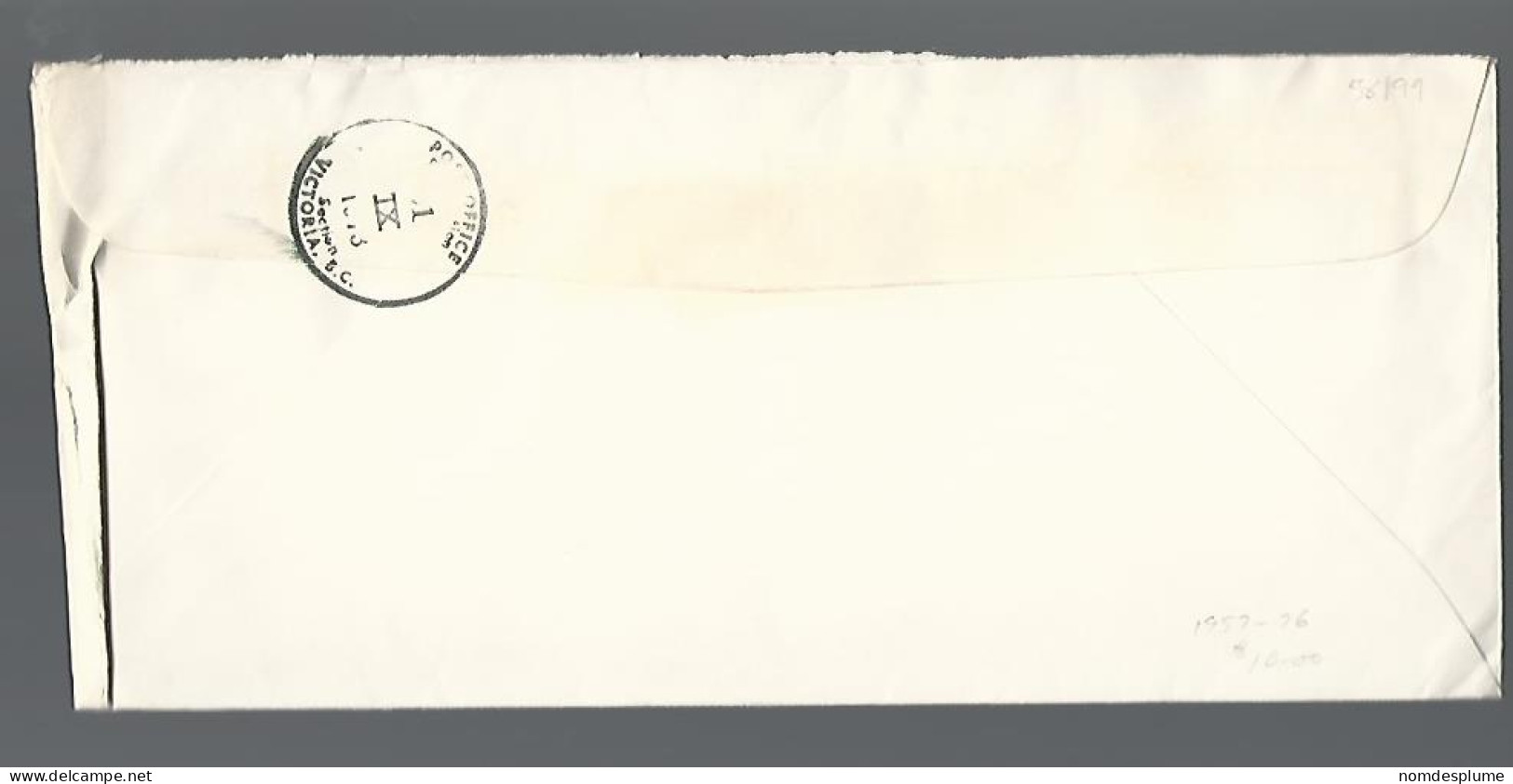 58199) Canada Registered Vancouver  Postmark Cancel 1973 - Recomendados