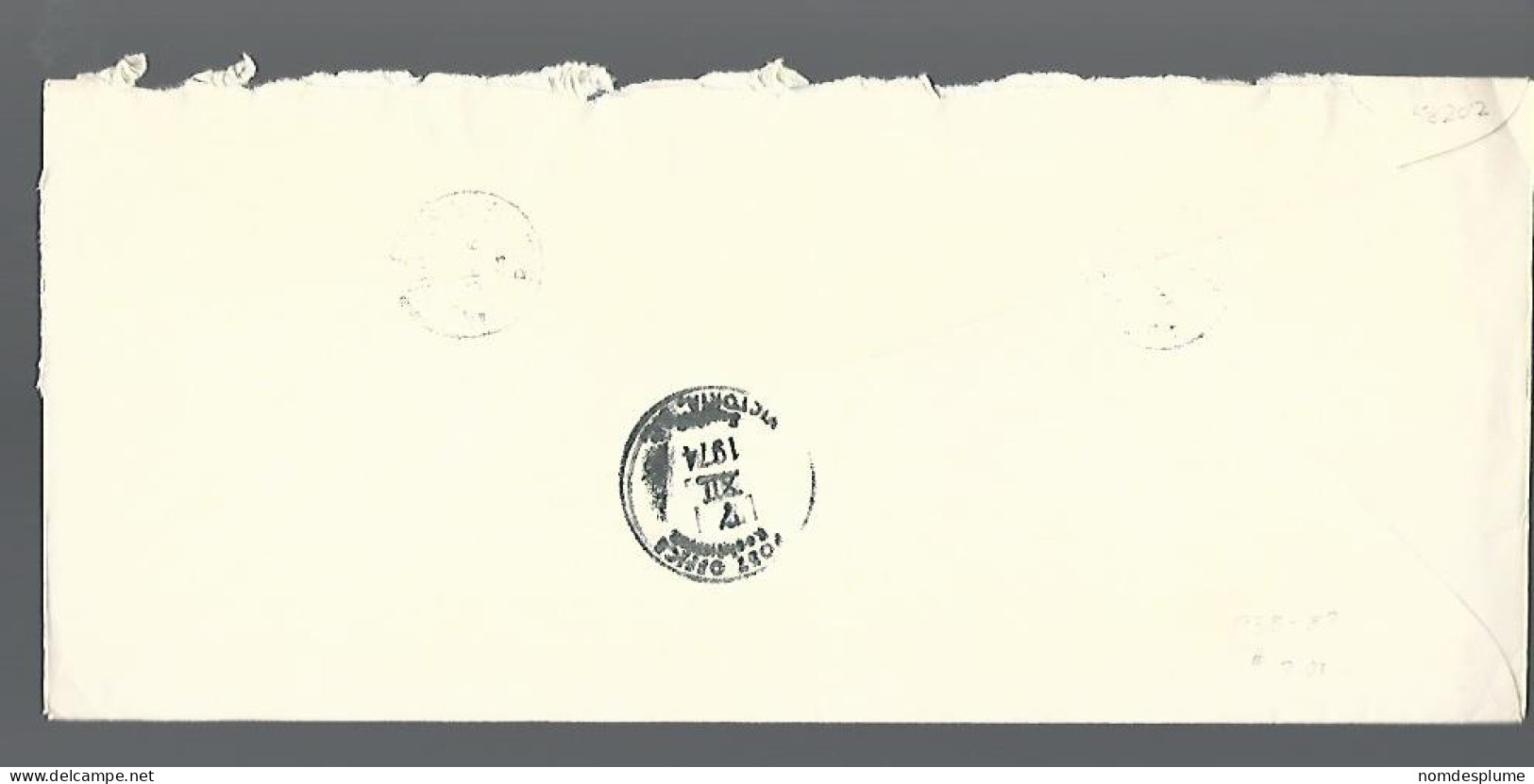 58202) Canada Special Delivery Registered Vancouver Sub 51 Postmark Cancel 1974 - Exprès