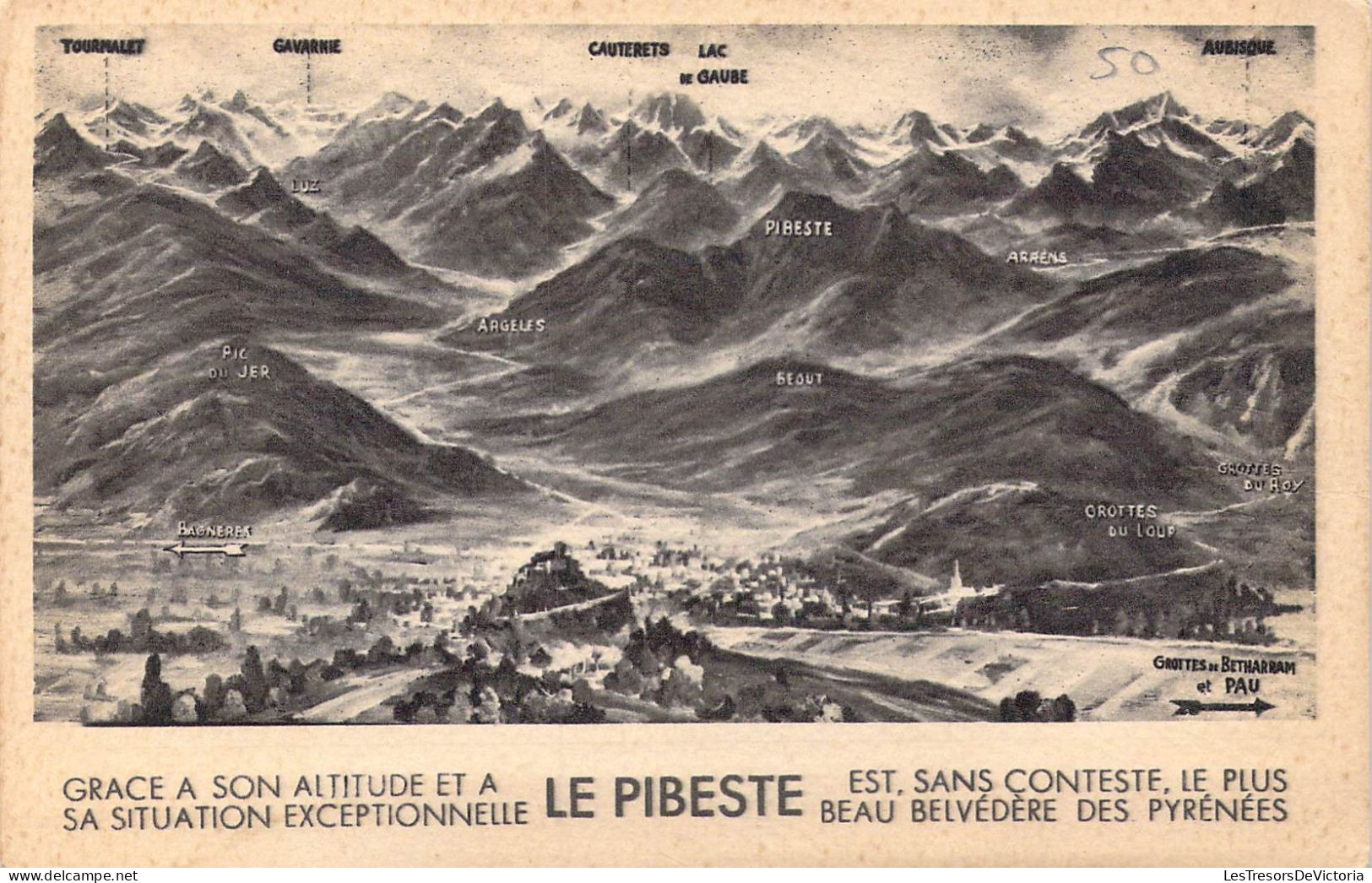 FRANCE - 65 - Ossen - Le Pibeste - Carte Postale Ancienne - Ossun