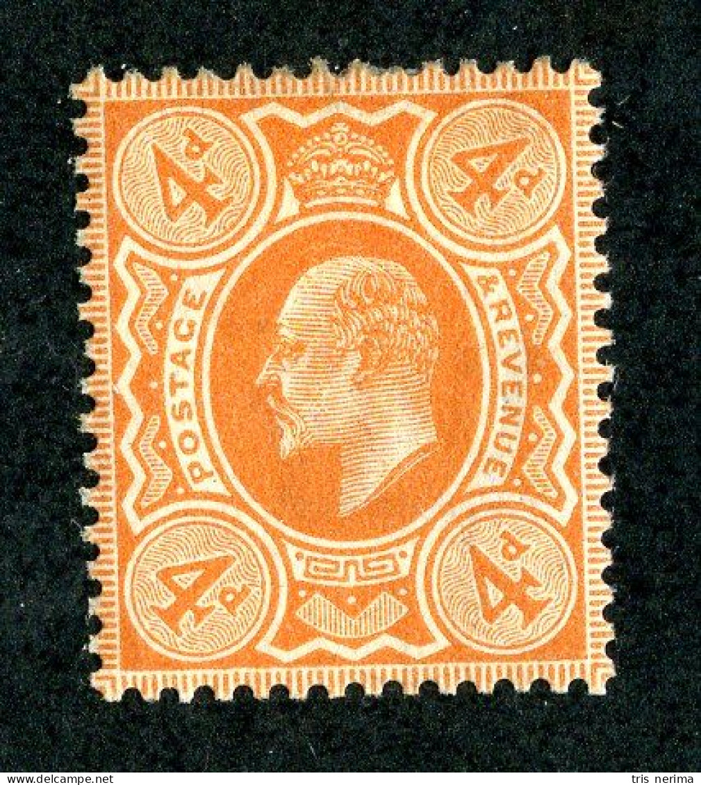 157 GBx 1909 Scott 144 M* (Lower Bids 20% Off) - Unused Stamps