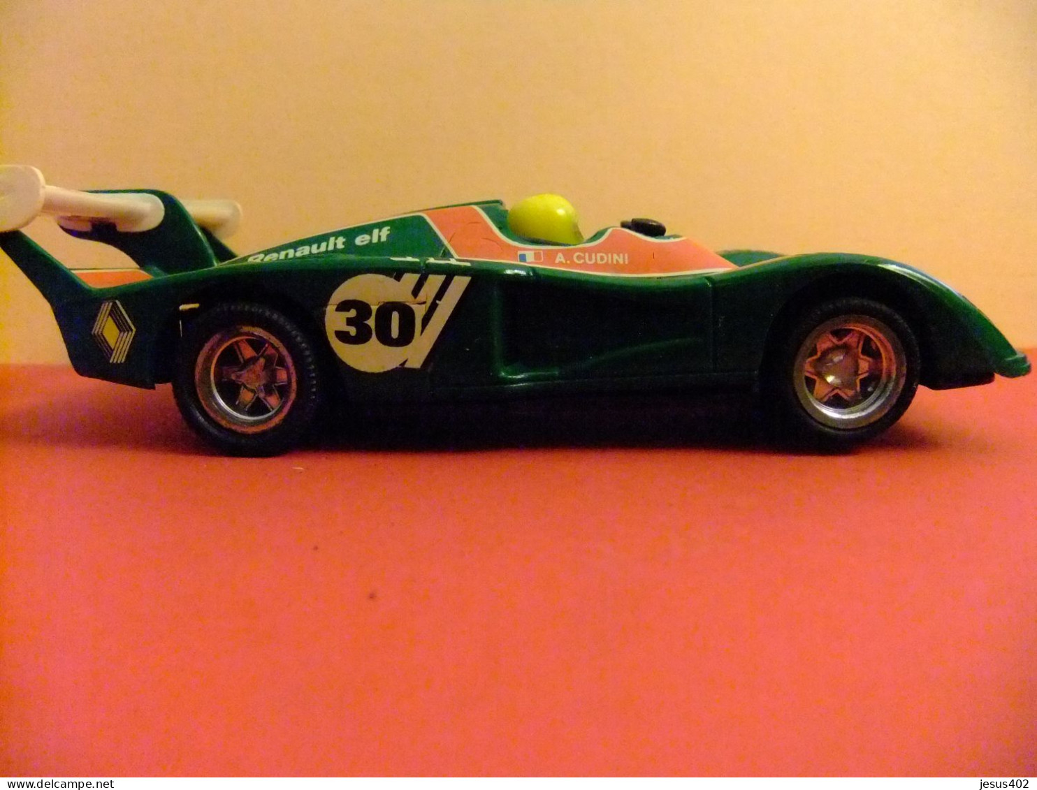 SCALEXTRIC EXIN // RENAULT ALPINE 2000 TURBO VERDE // PILOTO A.CUDINI - Road Racing Sets