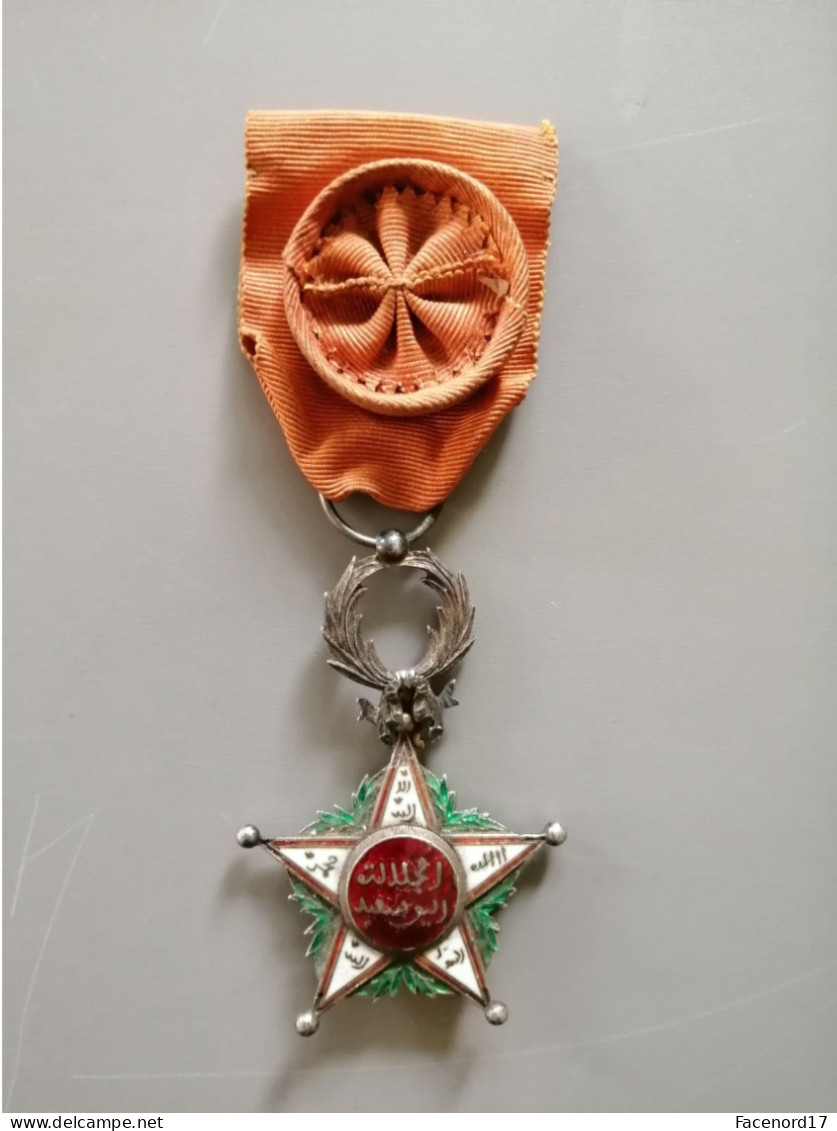 Médaille Maroc Officier Ordre De Ouissam Alaouite - Sonstige & Ohne Zuordnung