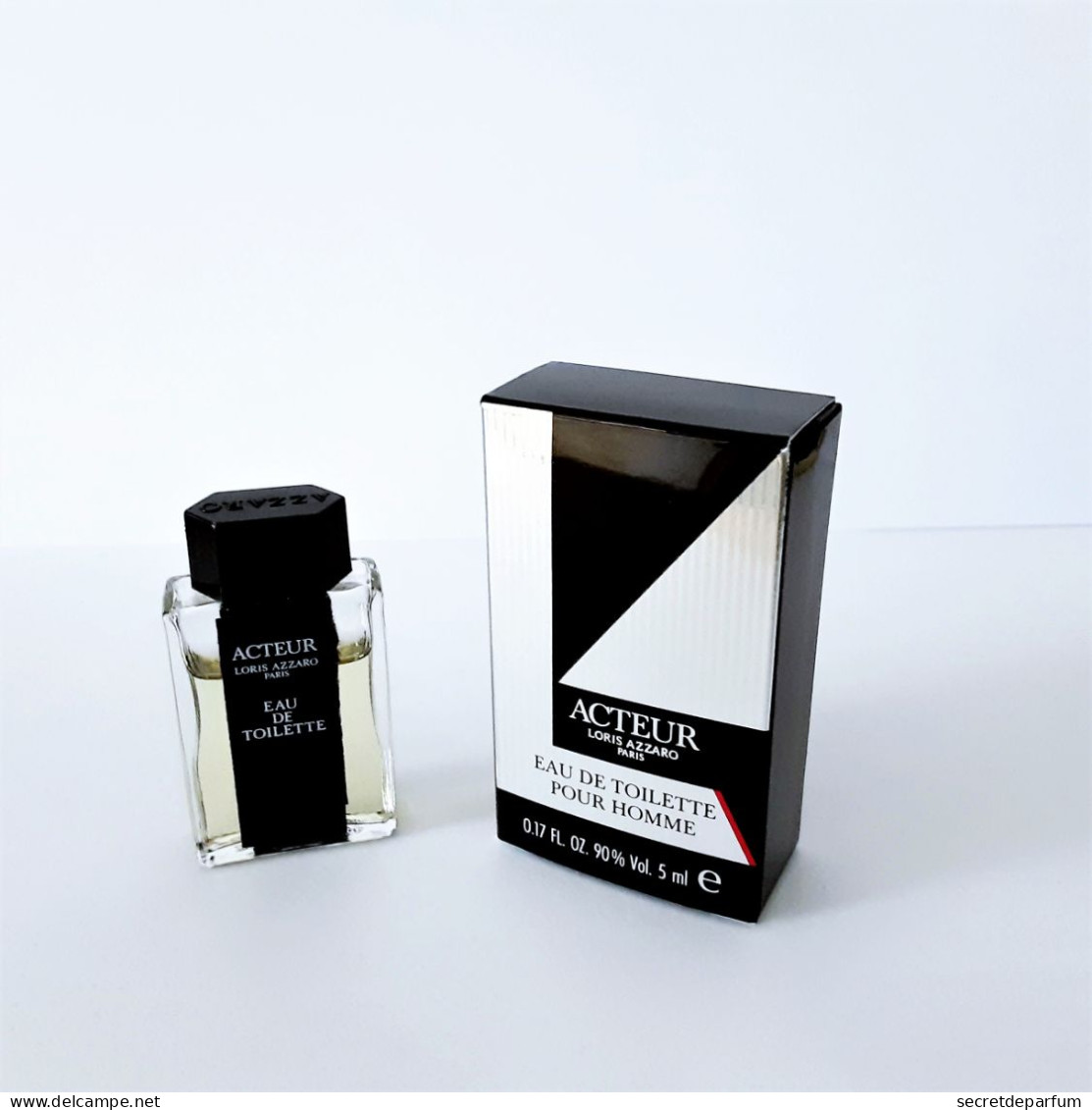 Miniatures De Parfum   ACTEUR De AZZARO   EDT 5 Ml + Boite - Miniatures Men's Fragrances (in Box)