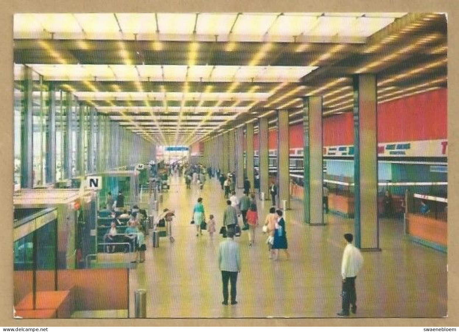 FR.- FRANCE. AEROPORT DE PARIS-ORLY. LE HALL DE L'AEROGARE. 1964 - Aeroporto