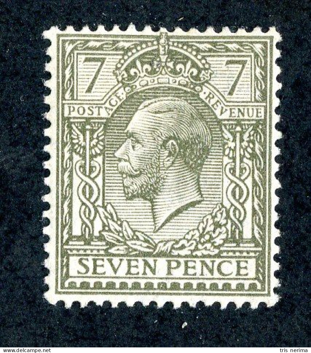 166 GBx 1913 Scott 168 M* (Lower Bids 20% Off) - Neufs