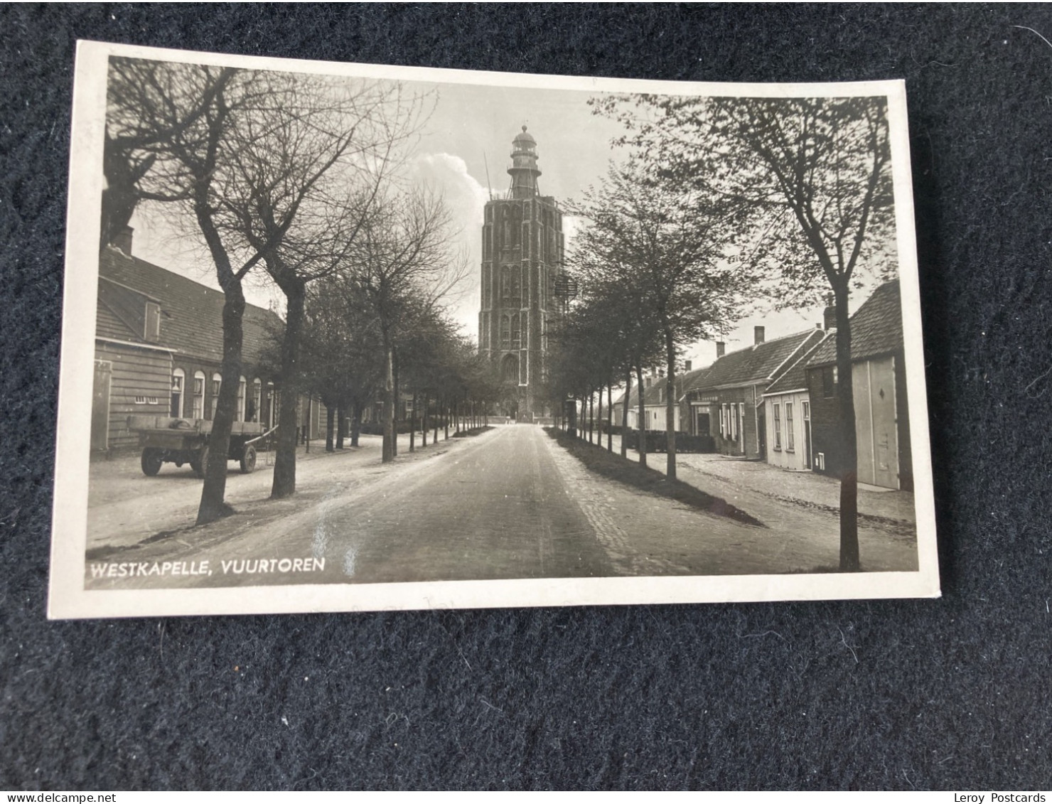 #0500 Westkapelle Zuidstraat Met Vuurtoren 1936 - Westkapelle