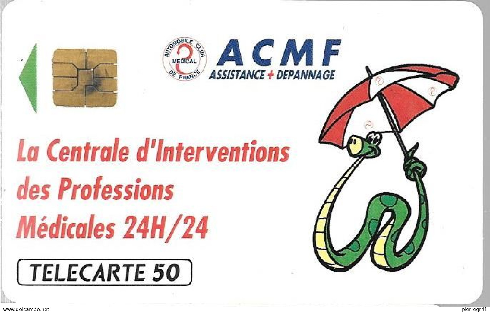 CARTE=-PUCE-PRIVEE-D588-02/91-SO3-ACMF-N° Lot A 123598-UTILISE-TBE- - Privat