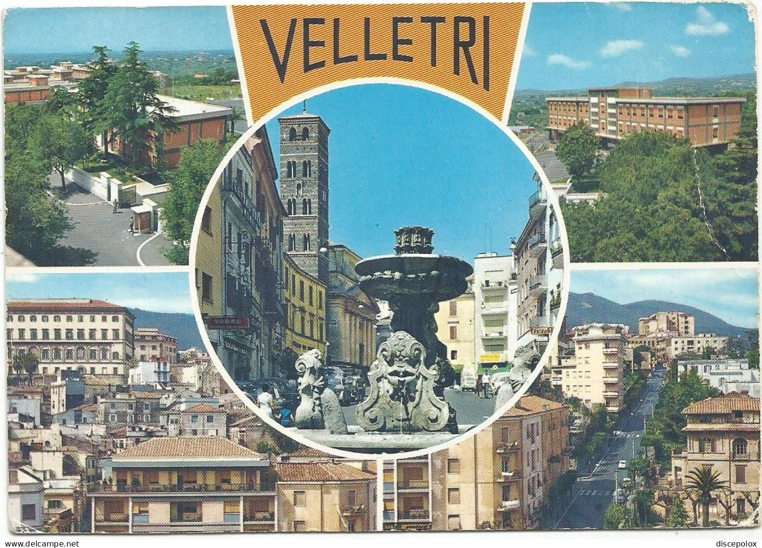 L3714 Velletri (Roma) - Panorama Vedute Multipla / Viaggiata 1976 - Velletri