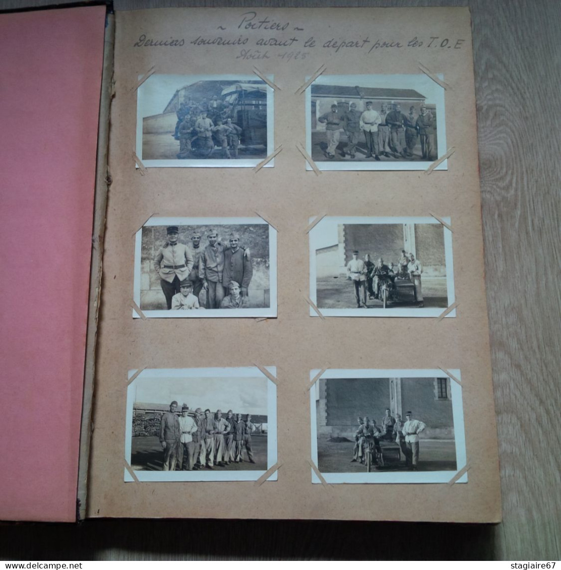TOP ALBUM  283 PHOTO LIBAN MILITAIRE FRANCAIS POITIERS 1925 - Albums & Collections