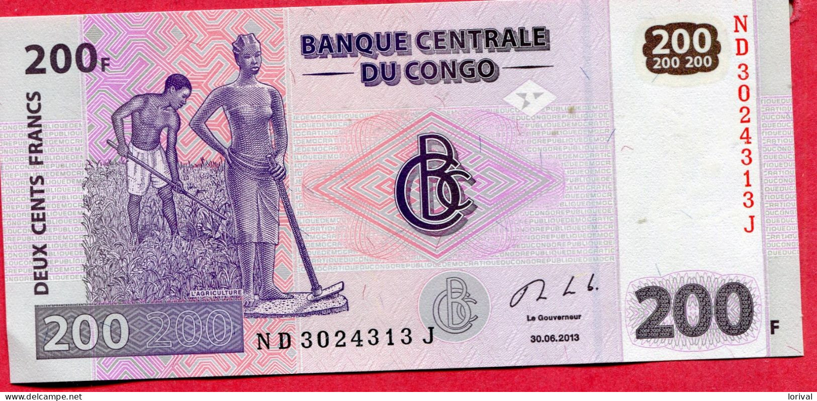 200 Francs Neuf 3 Euros - République Du Congo (Congo-Brazzaville)