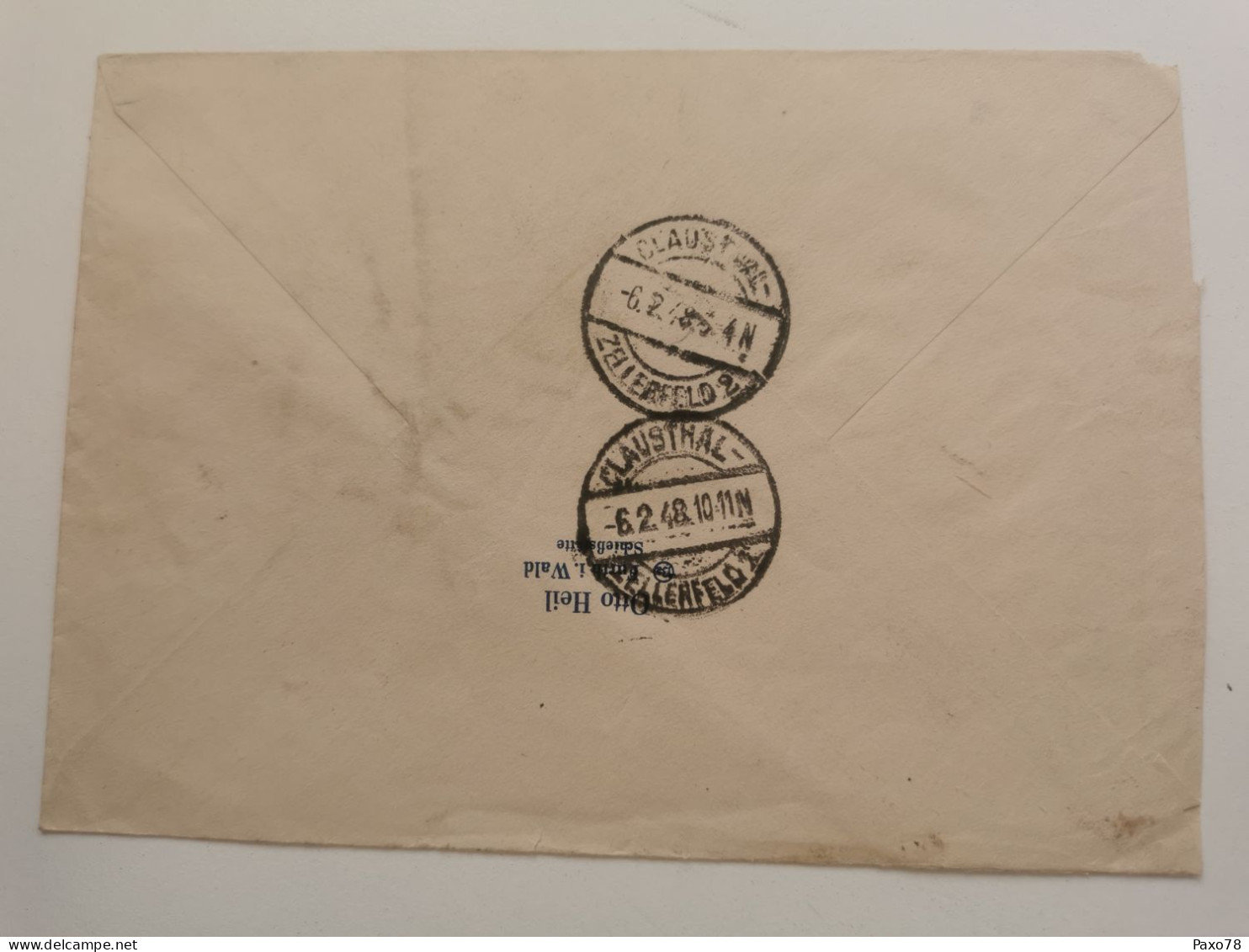Enveloppe, Recommandé Furth I Wald 1948 - Otros & Sin Clasificación