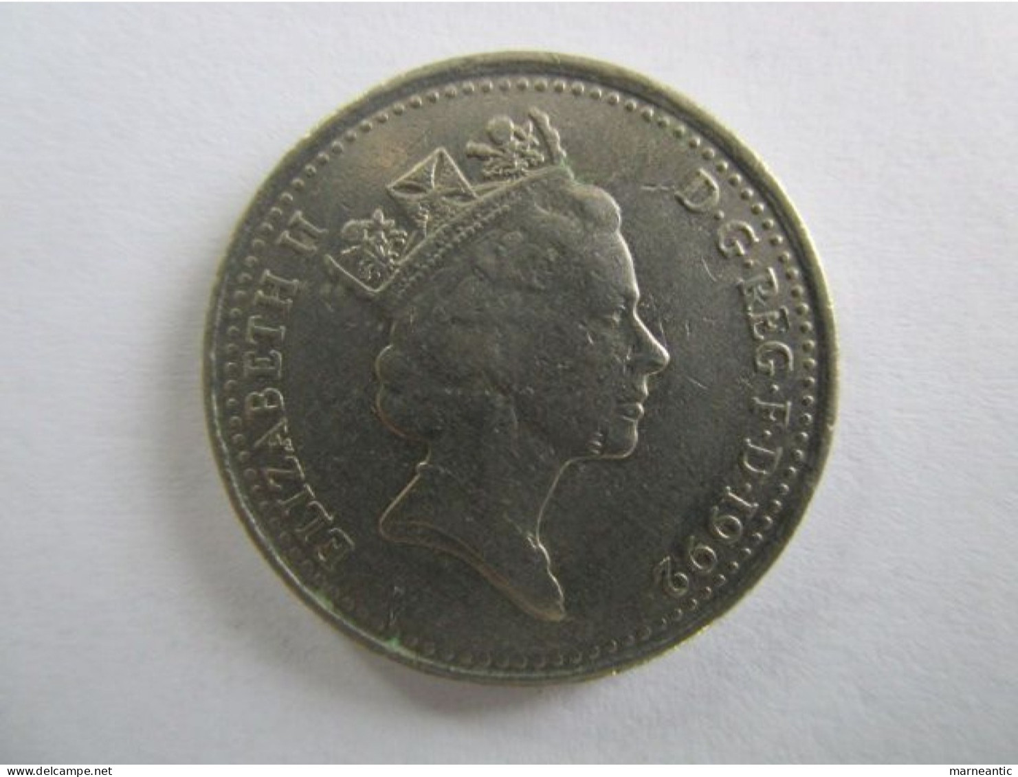 GRANDE BRETAGNE - 10 Pence 1992 - Elizabeth II - 10 Pence & 10 New Pence