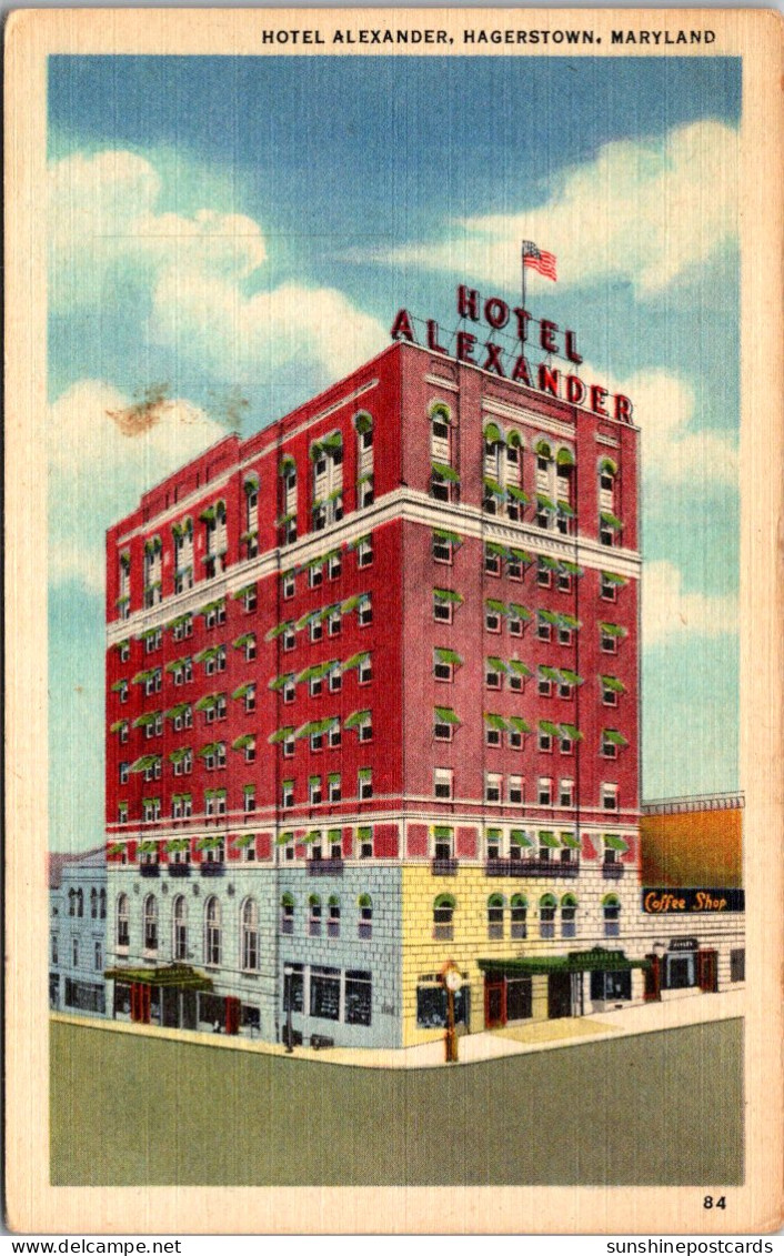 Maryland Hagerstown Hotel Alexander  - Hagerstown