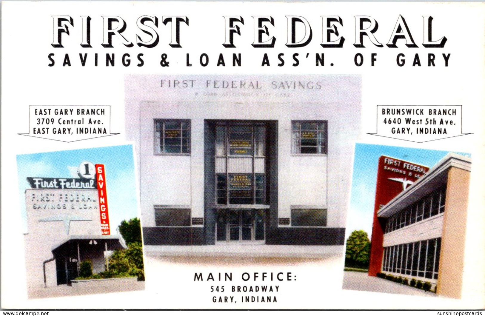 Indiana Gary First Federal Savings & Loan Association Bank - Gary