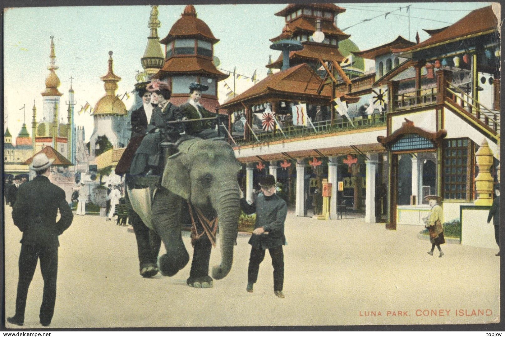 USA - NY - CONEY Is - LUNA PARK - 1908 - Parks & Gärten