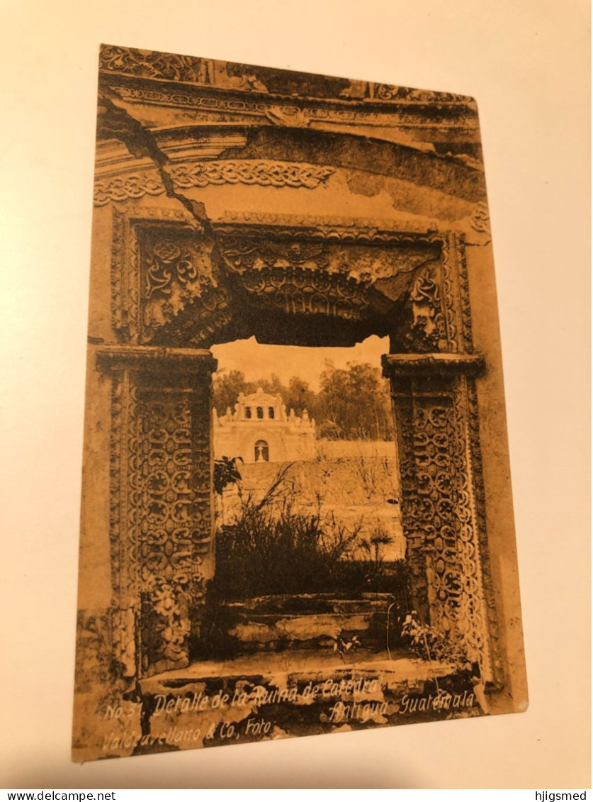 Guatemala Republic America Antigua Catedral Ruins Ruina Valdeavellano Photo Foto 16503 Post Card POSTCARD - Guatemala