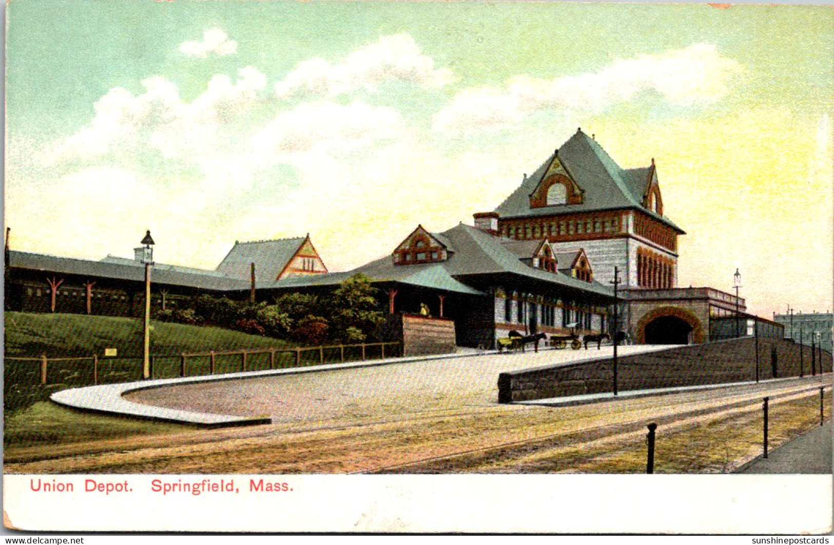 Massachusetts Springfield Union Railroad Depot - Springfield