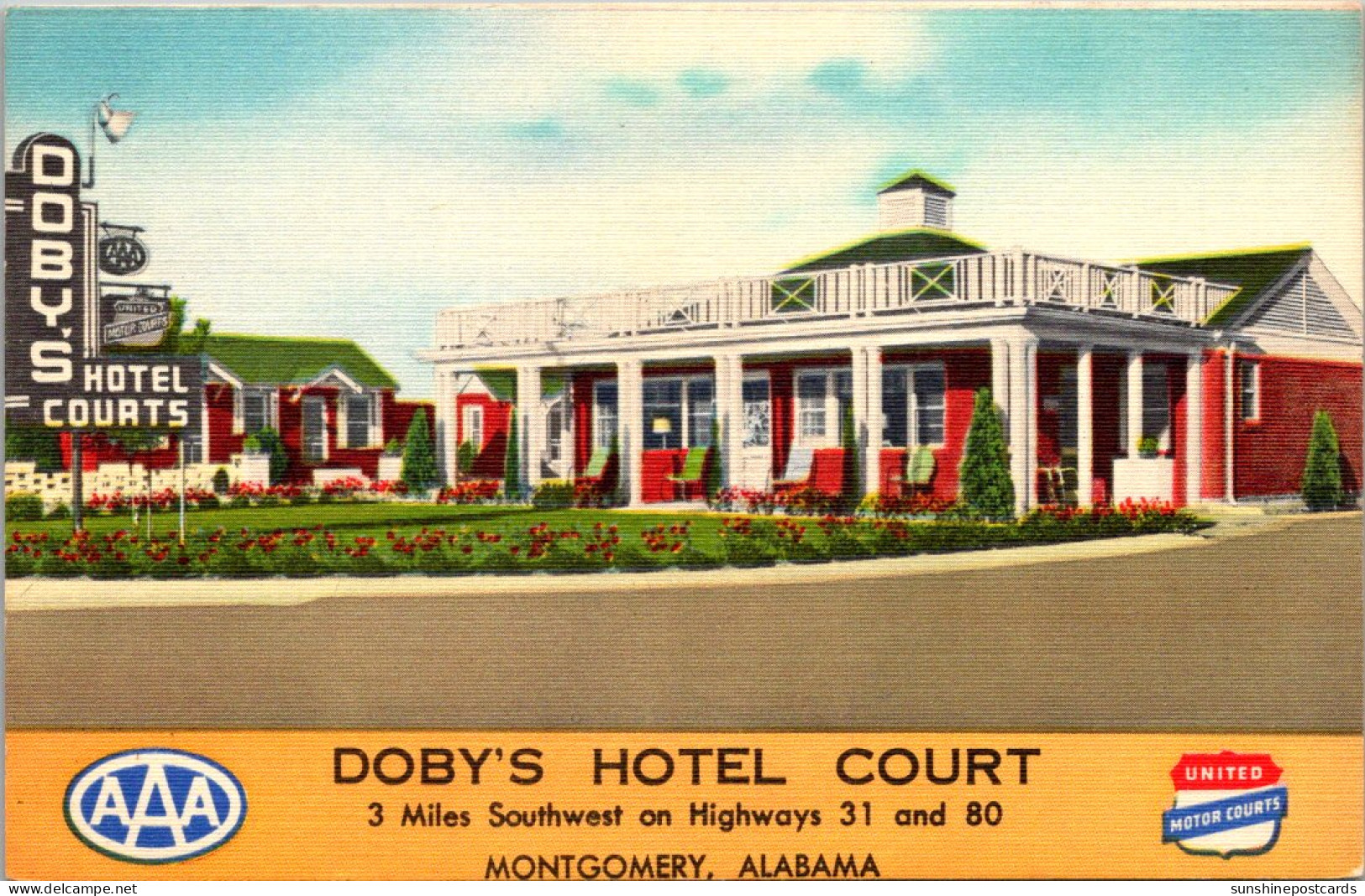 Alabama Montgomery Doby's Hotel Court - Montgomery