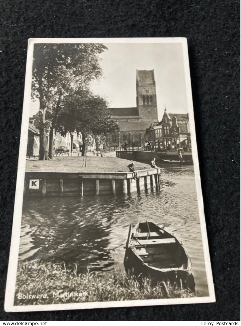 #0510 Bolsward Zicht Op Martinikerk 1950 - Bolsward