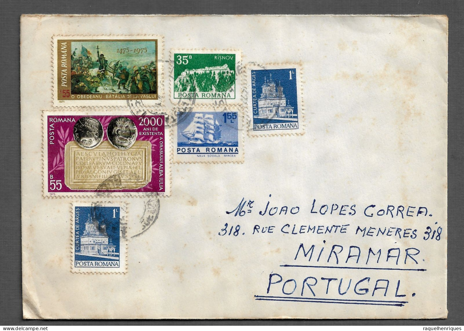 ROMANIA STAMP COVER 1975 (PLB4#19) - Lettres & Documents